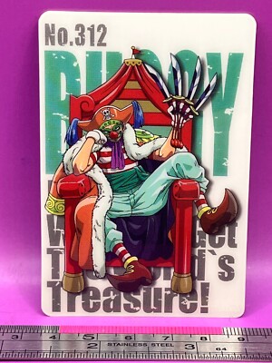 ワンピースキングス バギー カード Buggy 312 One Piece King of Pirates Gummy Card 2005 BANDAI TCG