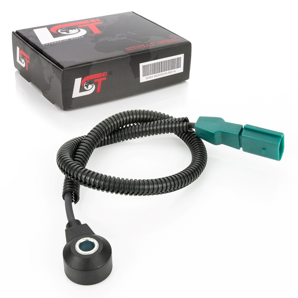 Detonation sensor Knock sensor three-pole plug green for Audi R8 TT Roadster 8J