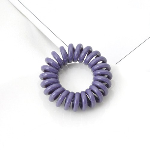 Telephone Wire Elastic Hair Band Girl Frosted Matte Ponytail Holder Rubber Ban j - Picture 19 of 28