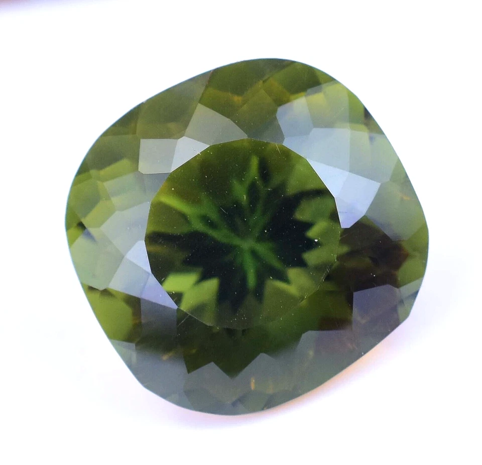 Natural Bi-Color Tourmaline 16.60 Ct Cushion Certified Flawless Loose Gemstone - Image 3 of 4