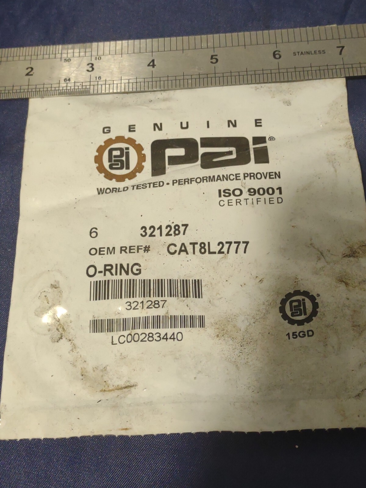 6 NEW GENUINE CAT8L2777 O-RINGS PAI 321287 REPLACEMENT O-RING 6PK 