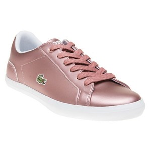 pink lacoste trainers