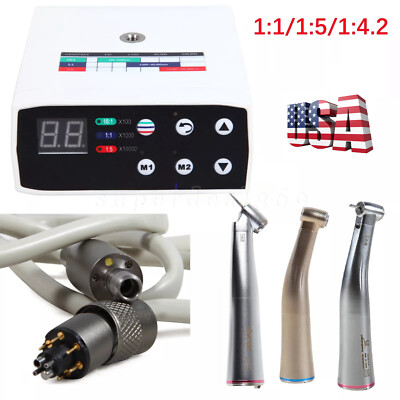 NSK Style Dental Electric Micro Motor /1:5 1:1 1:4.2 Handpiece Contra Angle ns