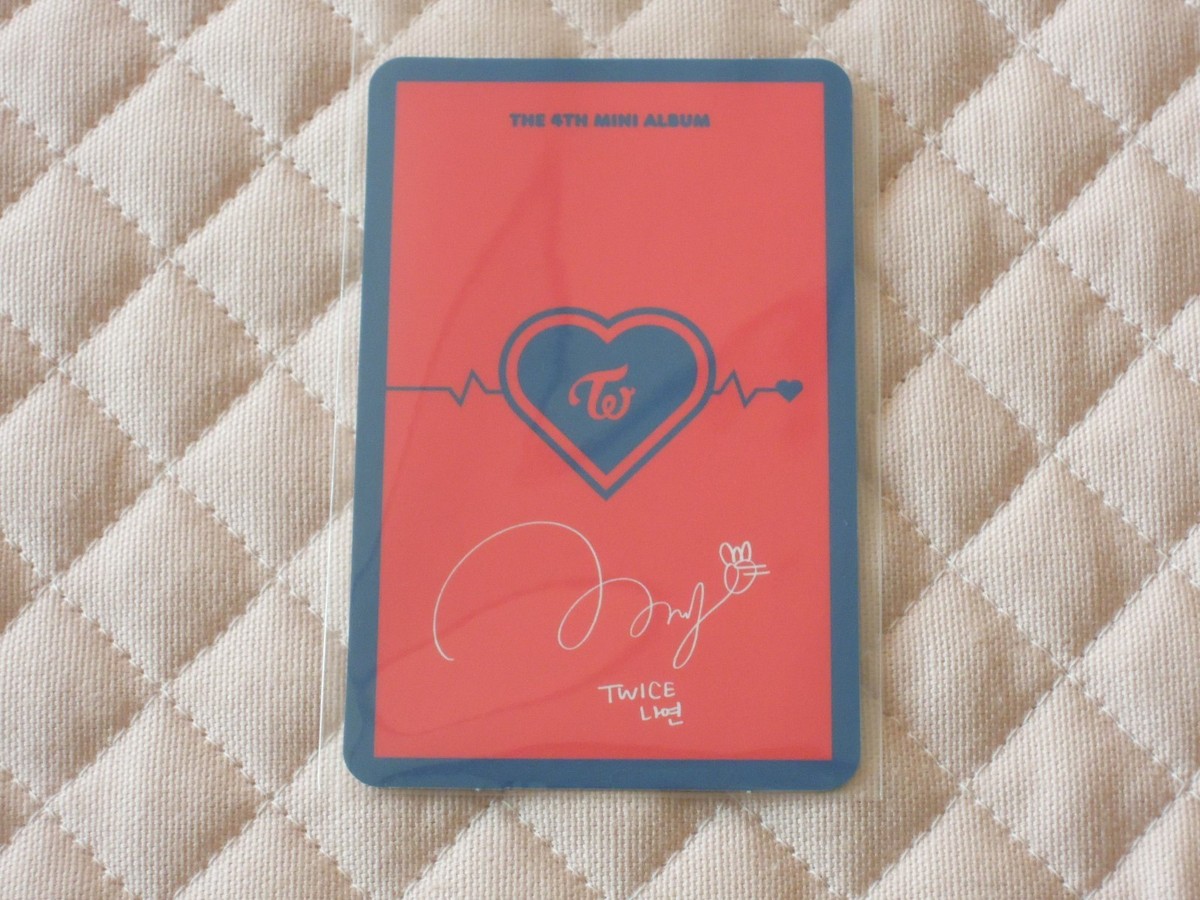 ver. Nayeon) TWICE SIGNAL 4th Mini Album SIGNAL ver. Photocard JYP