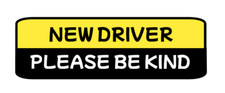 Student/New Driver Waterproof permanent Vinyl Sticker