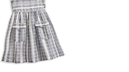 Guess Girl's Striped Pocket Dress (14) NWT - Picture 2 of 2