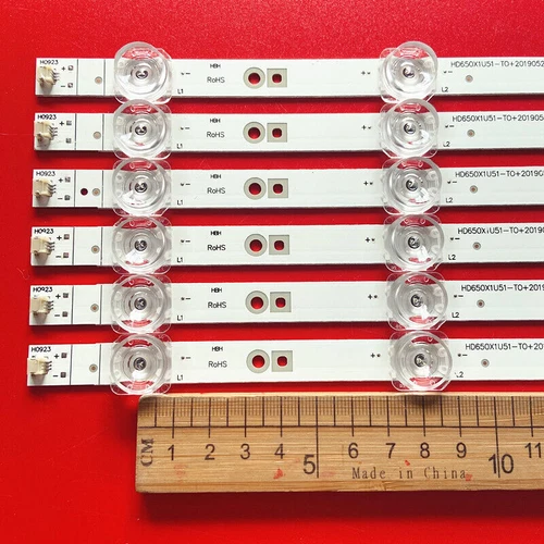 6Pcs LED Strips For Hisense HD650X1U51-T0L3 SVH650AK7 HZ65A57E HZ65E3D HZ65A52E - Picture 9 of 9
