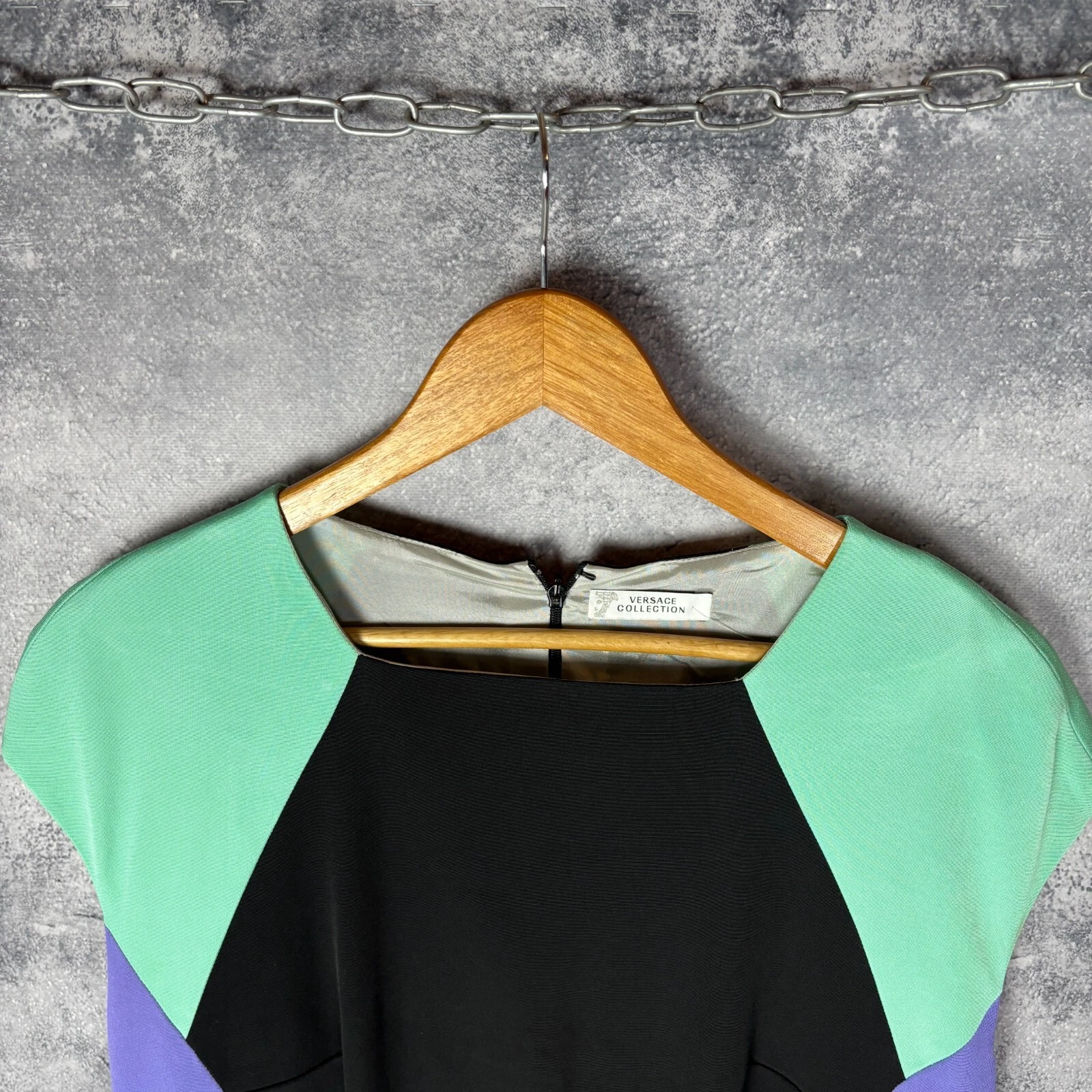 Abiti Donna Collezione Versace Senza Maniche Multicolore Viscosa Modal Elastan