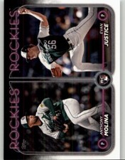 2024 Topps Update Evan Justice / Anthony Molina RC, RCOM #US270 Colorado Rockies