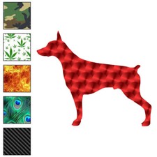 Doberman, Vinyl Decal Sticker, 40 Patterns  3 Sizes, 6011