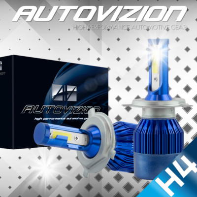 CREE LED Headlight H4 9003 HB2 488W 48800LM High Low Beams Car White Light Bulbs
