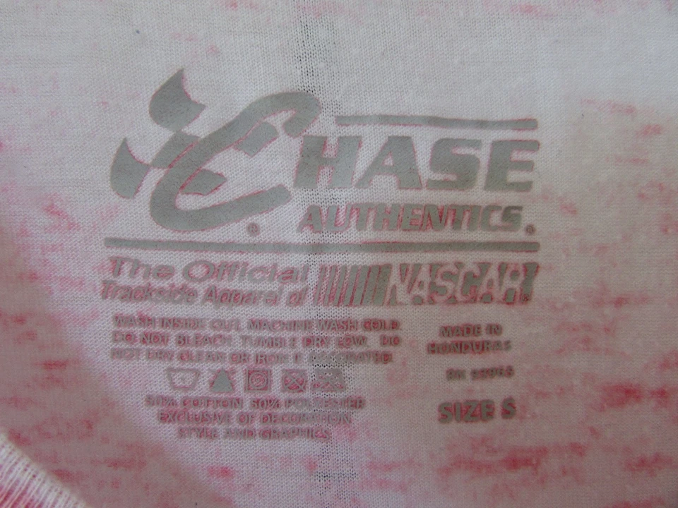NASCAR Kevin Harvick Damas Camisa Rosa Pequeña Persecución Usada en Excelente Condición Foto 4 de 4