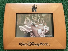 Walt Disney World Wooden Picture Frame For 4x6 Photo (Cinderella Castle) NWOB
