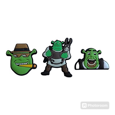 SHREK Lustige Jibbitz Kroko Schuh Charms Silly Shrek UK Verkäufer Clog Charm