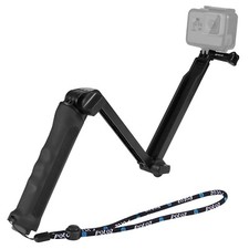 PULUZ 3-Way Grip Selfie stick Foldable Tripod Monopod for GoPro/Insta360/DJI