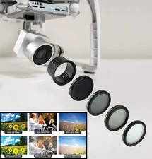 4-Pc Filter Set With Accessory Kit For DJI Phantom 3 Series Drone
