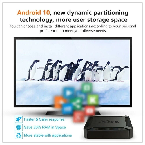 2025 X96Q Android TV Box 10 Smart H313 Allwinner Quad-Core 2GB+16GB 4K HDMI 2.0 - Bild 3 von 15