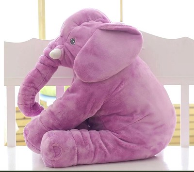 purple stuffed elephant