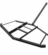 Driveway Drag, 74" Heavy Duty Steel Driveway Drag Harrow with Pin-Style Hitch...