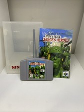 Army Men: Sarge's Heroes (Nintendo 64, 1999) Manual, Clean And Working.