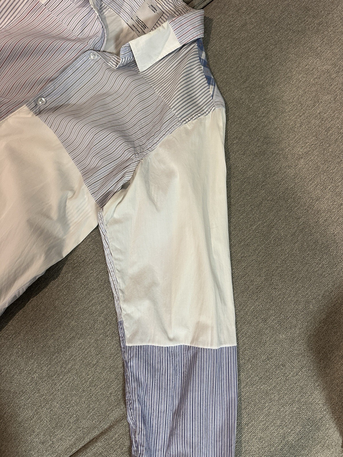 Visvim Patchwork Button-up Shirt Size 4 Made In J… - image 3