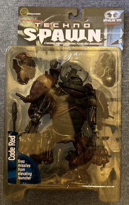 Techno Spawn, Code Red Figure, Mcfarlane Toys, 1999, Series 15, still in Package