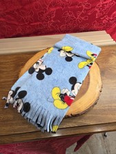 Disney Mickey Mouse Scarf Uni-Sex Standard Length Blue