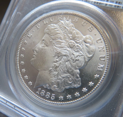 #ad 1885 CC Morgan Silver Dolar Carson City $25.12