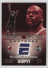 2005-06 Upper Deck ESPN Sportscenter Swatches Shaquille O'Neal #SCS-SO HOF