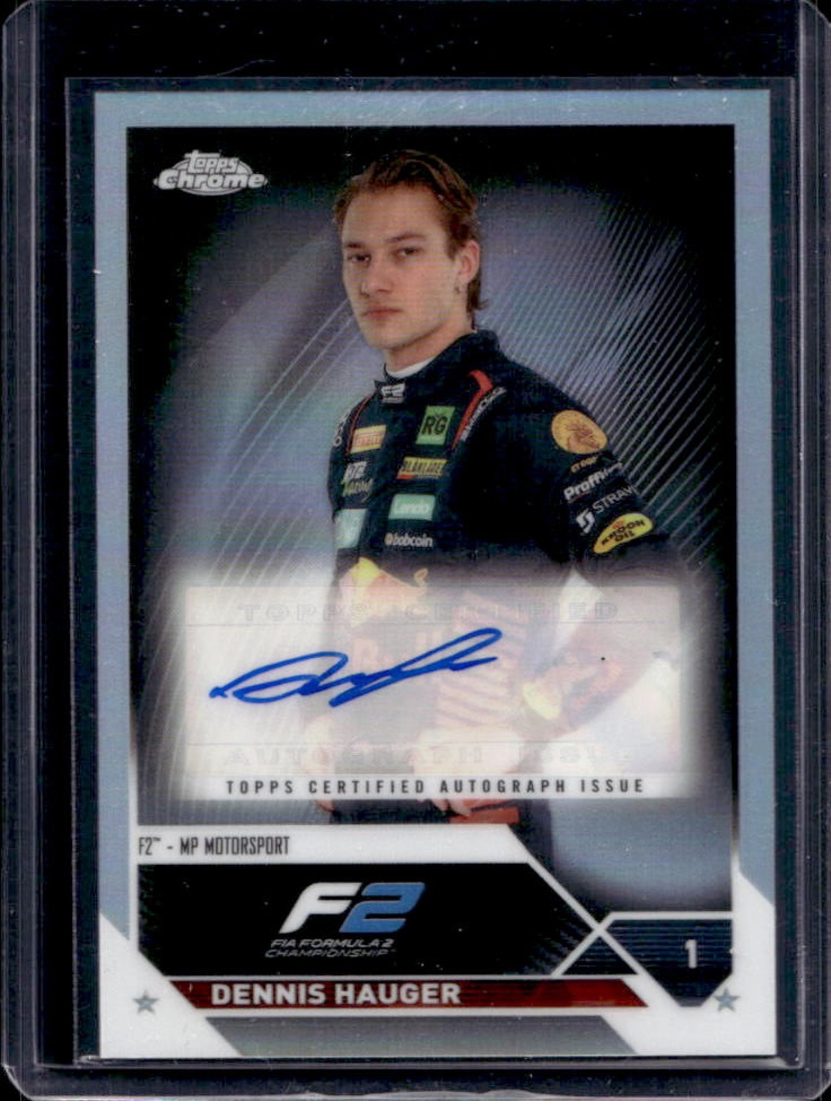 2023 Topps Chrome F1 Dennis Hauger Auto #CAC-DH