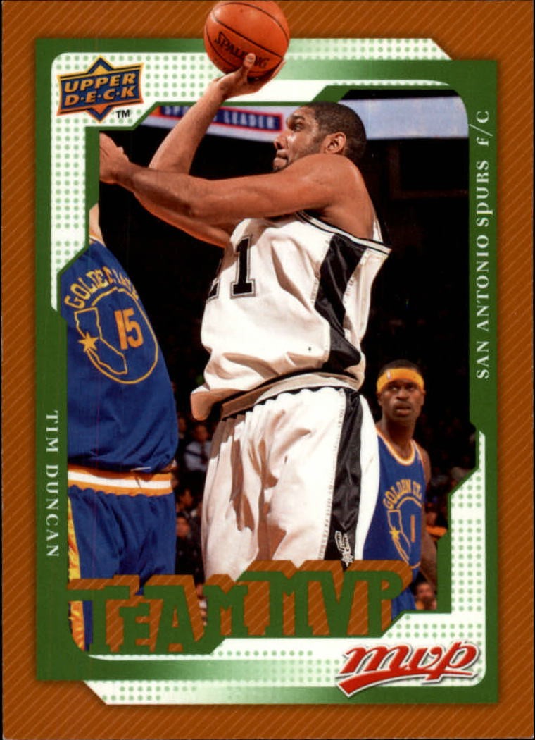 2008-09 Upper Deck MVP #196 Tim Duncan - BSK