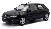 Modellauto Statisch Diecast Solido Scale 1:43 Peugeot 306 S16 1994 Schwarz 1/43