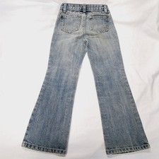 Old Navy Girls Boot Cut Girlfriend Flare Denim Jeans Size 5 Slim Vtg Y2k Grunge