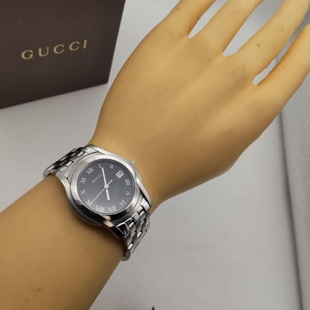 GUCCI 5500M Men Black Dial Quartz Watch | eBay GUCCI 5500M Men Black Dial Quartz Watch | eBay