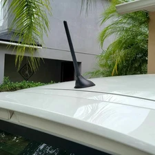 6 3/4" inch Short Black Antenna Mast Power Radio AM/FM for Fiat 500 2012-2023