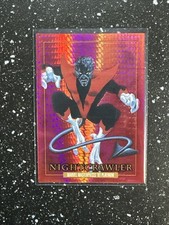 2024 Skybox Marvel Masterpieces 92 Platinum Red Prism /492 Nightcrawler #62