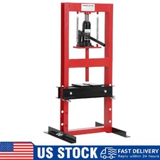 6 Ton Hydraulic Press Adjustable H-frame Garage Floor Shop Press Wpress Plates