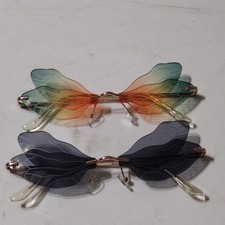 Butterfly Rimless Sunglasses