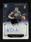 2020-21 Panini Impeccable Anthony Edwards Stainless Stars Rookie RC Auto /75
