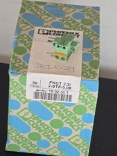 (50)NEW IN BOX 2 POS PHOENIX CONTACT FKCT 2.5/2-STF-5.08 COMBICON PLUG CONNECTOR