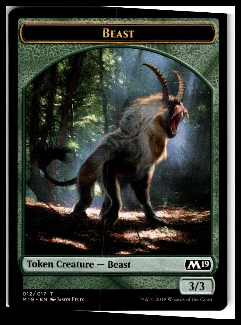 Core Set 2019 #12 Beast Token