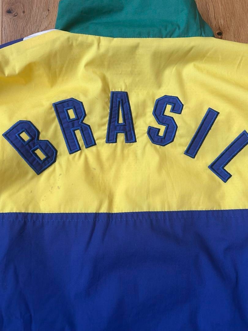 1994 Brazil National Team Windbreaker Set S Vintage New w