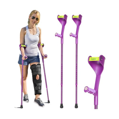 #ad #ad Forearm Crutches Pair Folding Forearm Crutches Anti Drop Cuff Reduces The Has... $86.95
