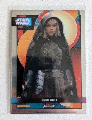 Topps Finest Star Wars Smugglers Outpost Shin Hati F-5 Base Card Ahsoka Jedi