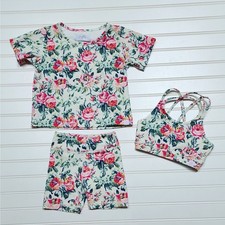 SweetHoney All in Motion Activewear Tops Biker Shorts Set