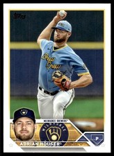 Adrian Houser 2023 Topps #323 Milwaukee Brewers 33172 Baseball Card