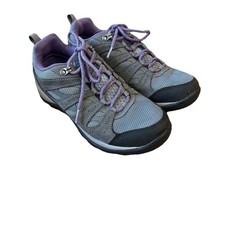 Columbia Women's Redmond V2 Waterproof Low Top Hiking Shoe New Gray Purple Sz 7