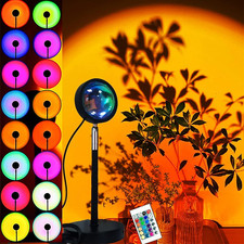 Sunset Lamp Projector Rainbow Projection Lamp Romantic Led Sunset Projection Lig