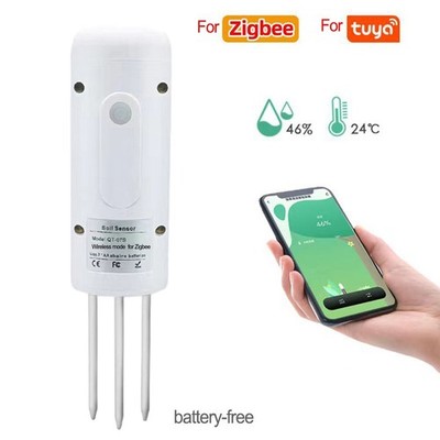für Zigbee Pflanzenmonitor Außen Bodentemperatur Messgerät Feuchtigkeit Luftf