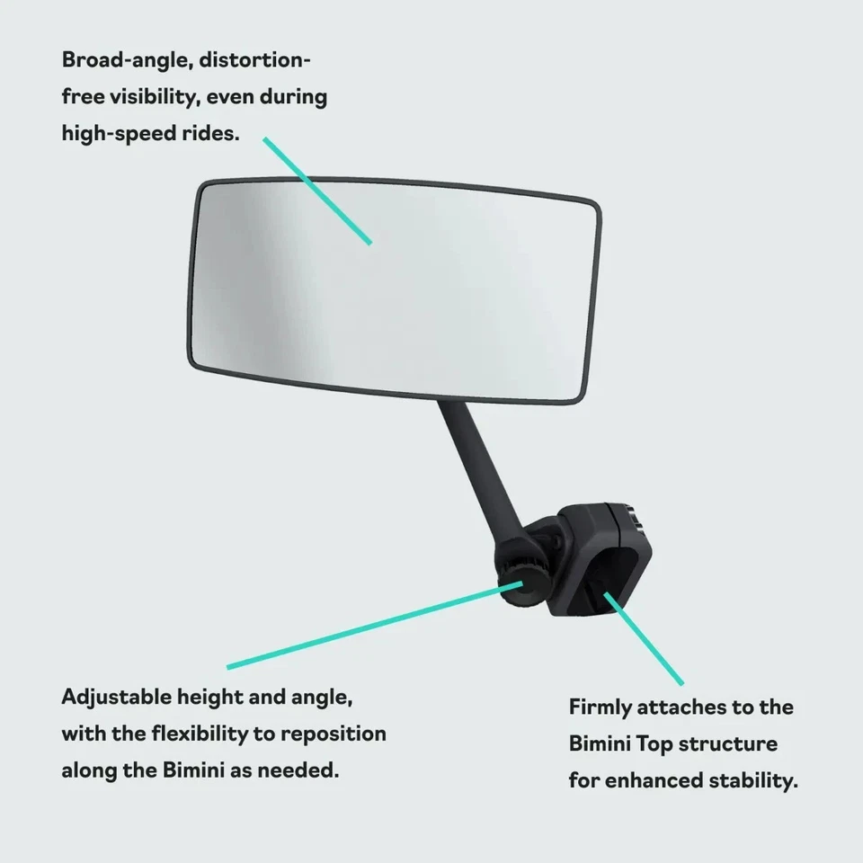 Espejo retrovisor para pontón Sea-Doo Switch 295100934 Foto 3 de 4